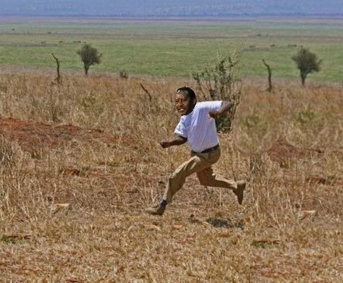 Raila running